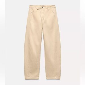 Zara Barrel Leg Trousers